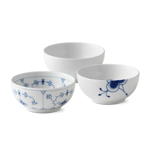 Royal Copenhagen Porcelánové misky Gifts With History 470 ml – set 3 ks, bílá barva, porcelán, 470 ml