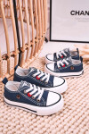 Dětské Klasické Tenisky Nízké BIG STAR HH374195 Tmavě Modré 17