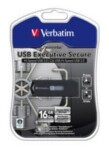 16GB Verbatim / Flash Disk / Store 'n' Go Executive Secure Retractable (47313)