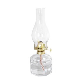 Strömshaga Skleněná petrolejová lampa Maj 28 cm, čirá barva, sklo