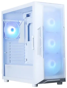 ZALMAN i3 Neo ARGB V2 bílá / Skříň / ATX / 4x120mm ARGB / 1x USB-C + 1x USB-A / bez zdroje / temperované sklo (i3 Neo ARGB V2 White)