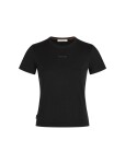 ICEBREAKER Wmns Mer 200 Tech Lite SS Crop Slim Tee, Black velikost: XS
