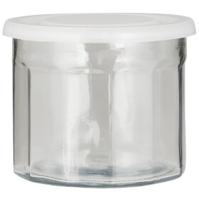 Ib Laursen Skleněná dóza s víčkem Transparent 870 ml, čirá barva