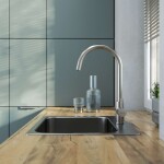 Kielle - Wimeo Dřezová baterie s filtrační funkcí, broušená nerez 10525F05