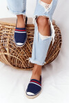 Espadrilles On Braided Sole Big Star HH274483 Navy Blue