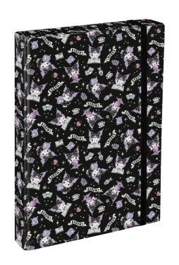 Desky na školní sešity A4 Jumbo Kuromi Black