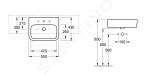 VILLEROY & BOCH - Architectura Umyvadlo polozápustné 550x430 mm, s přepadem, otvor pro baterii, CeramicPlus, alpská bílá 419055R1