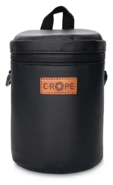 C-ROPE Premium černá, velikost M / Fotopouzdro / 10 x 10 x 15 cm / 2 přihrádky / s popruhem (CRP-PLB-M-BLK)
