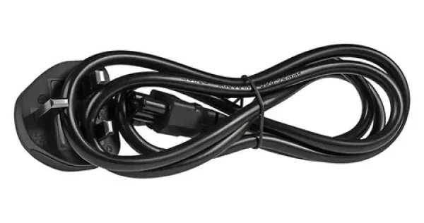 Green Cell KAB21 / Napájecí kabel / Anglická zástrčka - C5 Clover / 1,2 m / 10 A (KAB21)