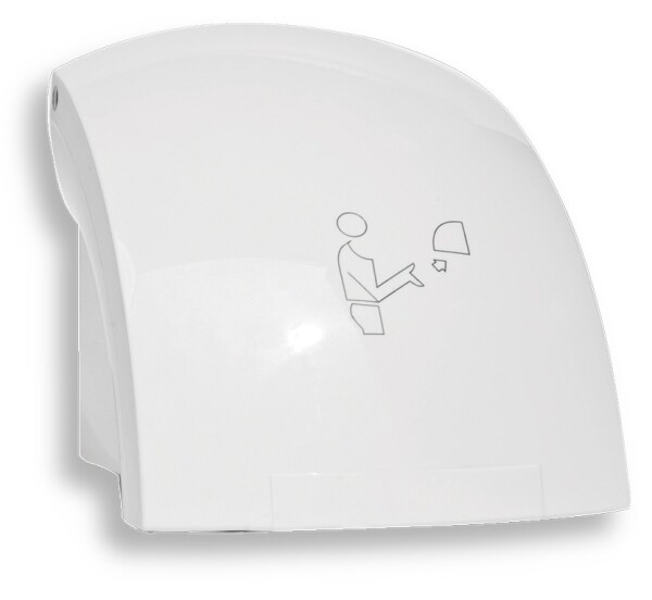 NOVASERVIS - Elektrický senzorový osoušeč rukou, 1500 W, bílý 69091,1