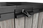 Keter skříňka Deco Horizontal Store it out 1150 L - STORM GREY