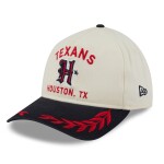 New Era Pánská kšiltovka Houston Texans NFL 2025 Draft 9TWENTY A-Frame Adjustable - Béžová