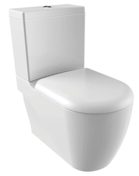SAPHO - GRANDE WC kombi XL, spodní/zadní odpad, bílá GR360