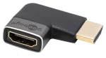 Goobay / Redukce HDMI A(M)-HDMI A(F) / Lomená vpravo / 8K/60Hz / Zlacené konektory (72012)