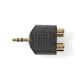 Nedis Stereo audio adaptér jack 3.5 mm (M) - 2x RCA (F) 10 ks černá (CAGP22940BKG)