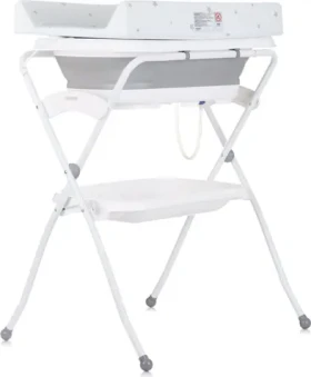 CHIPOLINO Vanička s přebalovací podložkou a stojanem Fiore Grey (SHVFI0241GY)