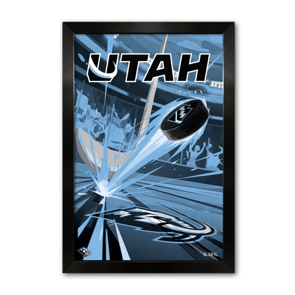 Sporticulture Obraz Utah Mammoth NHL Hockey Puck Blast