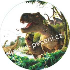 Obrázek Jedlý papír Dinosaurus C