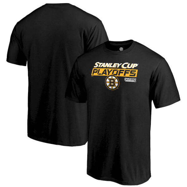 Fanatics Pánské Tričko Boston Bruins 2019 Stanley Cup Playoffs Bound Body Checking Velikost: