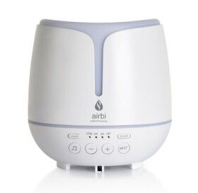 Airbi SONIC Aroma difuzér s bluetooth reproduktorem a osvětlením bílý 300 ml