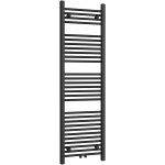 CERANO Koupelnový radiátor Benito - středové připojení 50mm/boční - 583 W - černá matná - 1500x450 mm