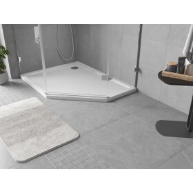 MEXEN - Flow pětiboká sprchová vanička slim levá 90 x 80, bílá lesk 46P108090L