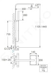 STEINBERG - 230 Sprchový set s termostatem, 200x145 mm, chrom 230 2721