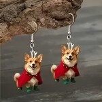 Ptakoviny.cz Náušnice corgiho