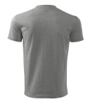 Classic New tričko pánské tmavě šedý melír 2XL