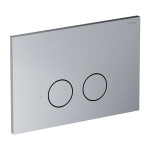 OMNIRES - Set: STRONGFRAME podomítkový rám + STEEL-R45 splachovací tlačítko, nikl broušený STFWC1R45-RNI