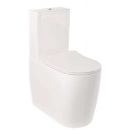 KLUDI - Resa R WC kombi mísa, spodní odpad, Rimless, SpiralFlush, lesklá bílá 23WCB0643