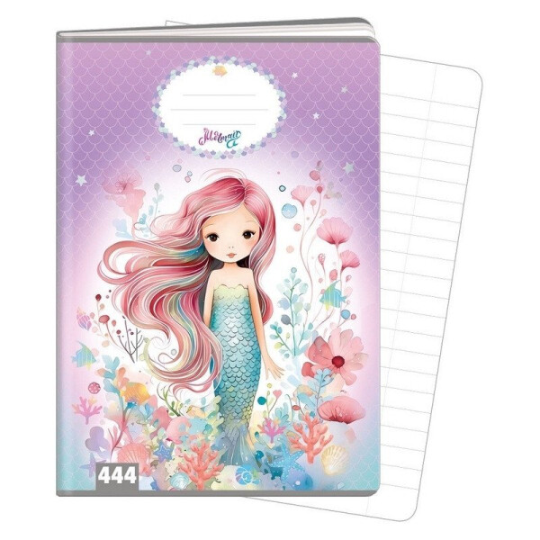 Sešit A4, 40 listů, typ 444 Mermaid