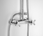 SAPHO - TRAX nástěnná sprchová baterie pro sloup 990E, chrom 686R