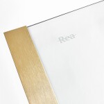 REA - Sprchová kabina Montana Double Gold Brush 80x80 REA-K6695