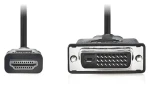 Nedis / Kabel HDMI - DVI-D 24+1pin / černý / 2 m / bulk (CCGL34800BK20)