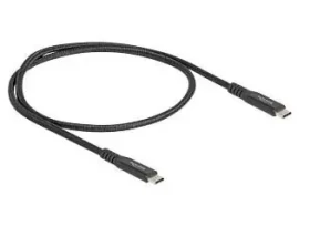 Delock / Kabel / USB-C (M) - USB-C (M) / 100 W PD 3.0 / 50 cm / E-marker (80023)