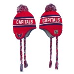 Outerstuff Dětská zimní čepice Washington Capitals NHL Jacquard Tassel Knit With Pom