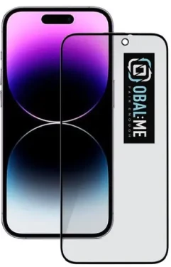 Obal:Me Privacy 5D Tvrzené Sklo pro Apple iPhone 14 Pro černá (57983121444)