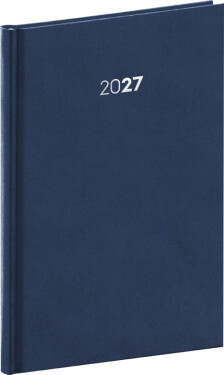 Týdenní diář 2027 Notique A5 Balakon tmavě modrý