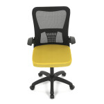 Dětská židle, houpací mechanismus, žlutá síťovina, KA-K2006 YEL