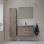Koupelnová sestava s umyvadlem 80 cm včetně umyvadlové baterie, vtoku a sifonu VitrA Mia cordoba KSETMIA80C KSETMIA80C