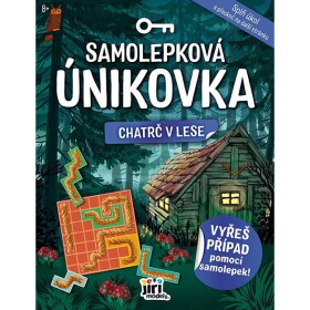 Jiri Models Jiri Models, 4061-1, Samolepková únikovka, sešit se samolepkami a úkoly, Chatrč v lese