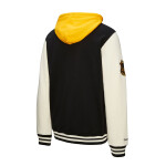 Mitchell & Ness Pánská mikina Boston Bruins NHL Courtside Fleece Button Front Current Logo Velikost: XL
