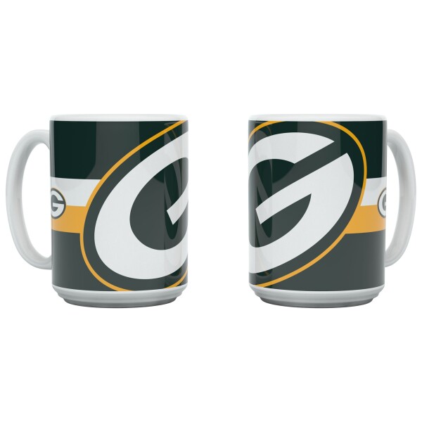 Hrnek Green Bay Packers NFL Triple Logo Jumbo (450 ml)