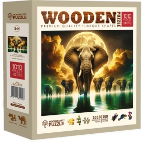 WOODEN CITY Dřevěné puzzle Sloní sny 1010 dílků