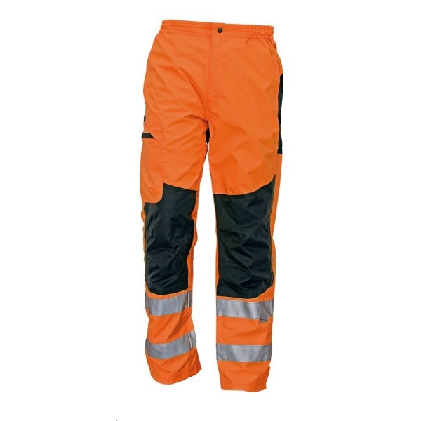 Kalhoty TICINO Hi-Vis do pasu reflexní podlepené švy DOPRODEJ oranžové 3XL - oranžové