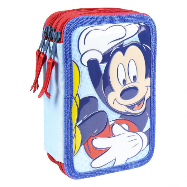 CERDÁ LIFE'S LITTLE MOMENTS Cerdá, 2100003041, školní penál tříkomorový s výbavou, Mickey