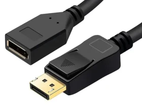 MicroConnect Prodlužovací kabel DisplayPort M-F 1m černá / 21.6Gbit/s (DP-MFG-100)