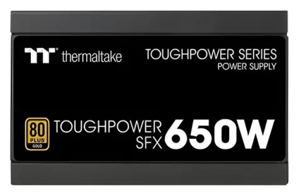 Thermaltake Toughpower SFX 650W / Zdroj / SFX / 650W / modulární / 80 PLUS Gold (PS-STP-0650FNFAGE-1)