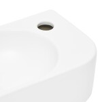 Umývátko SAT Infinitio 40x21,5 cm bílá matná mat bez přepadu SATINF4021WM SATINF4021WM
